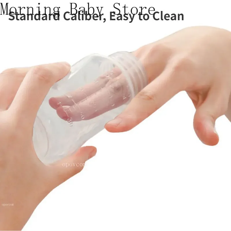 150ML Manual Breast Feeding Pump Original Manual Breast Milk Silicon PP BPA Free with Milk Bottle Nipple Function Breast Pumps 3