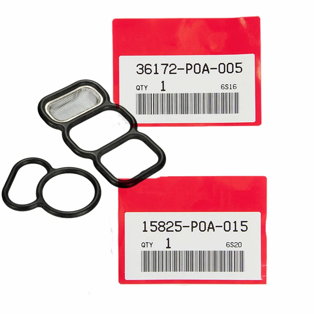 2X Muslimah Spool Valve Vtec Guarnizione Solenoide Superiore Inferiore Per Honda Accord 4 Cilindro 1994 1995 1996 1997-2002