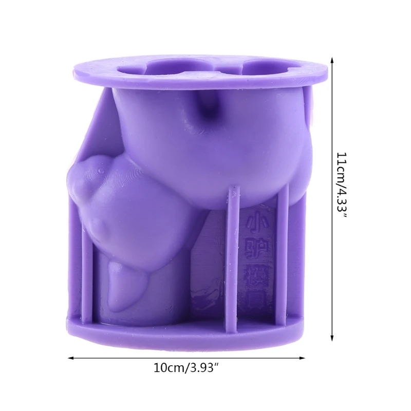 Little Donkey Epoxy Resin Mold Home Decoration Ornaments Silicone Mould DIY Crafts Plaster Casting Mold Dropship