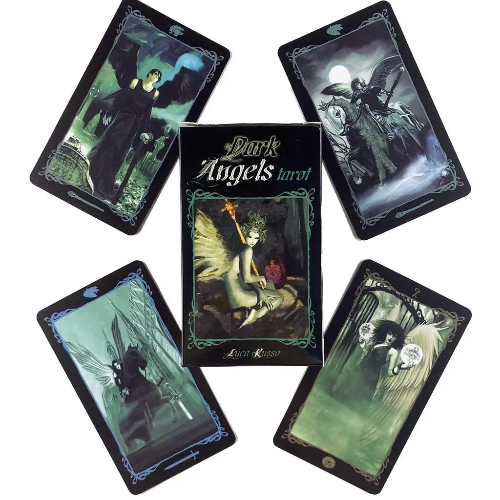 10.3*6cm Dark Angels Tarot Deck Leisure Party Board Game Fortune-telling Prophecy Oracle Cards 2