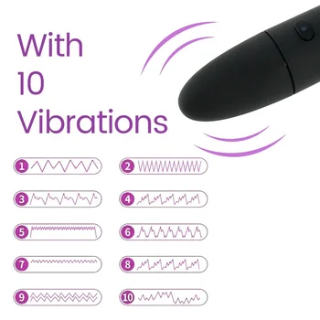 Rechargeable 10 Speed Vibration Vibrator Massage Stick Magic Wand Make up Brush Female Intimate Adult Toys for Couple 4