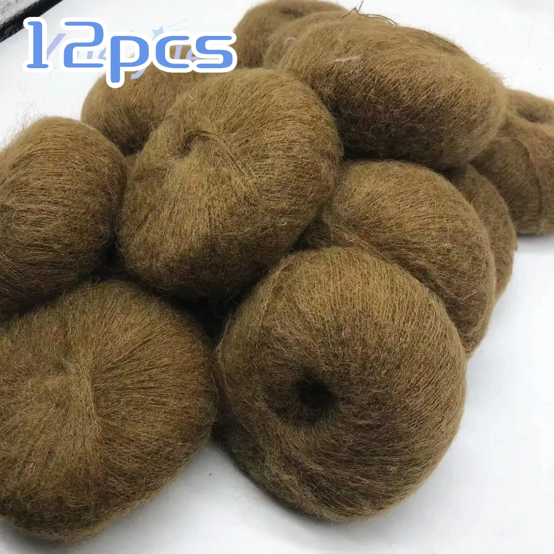 12pcs South African Fine Mohair, Alpaca Wool, Small Mohair, Soft mohair ...