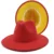 red bottom fedoras men`s cap Jazz Hats Cowboy Hat For Women And Men Double-sided Color Cap top Hat Wholesale 2022 mens trilby hats Fedoras