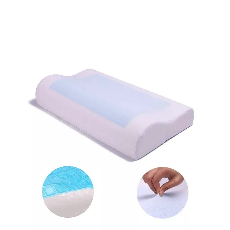 Silicone gel memory neck pillow, summer cool memory cotton 5