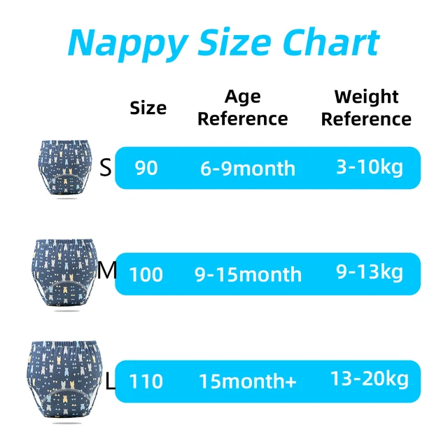 1PC Baby Cotton Diaper Infant Cloth Nappy Breathable Toilet Training Pant Reusable Cotton Newborn Baby Training Pants 0-3Year - Image 6