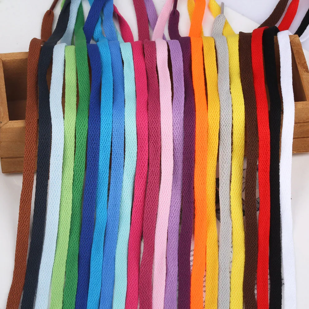 100m Flat Shoelaces Sneakers 8mm Width Sport Shoes Strings Sport Boot Lace Athletic Shoe String CLOXY