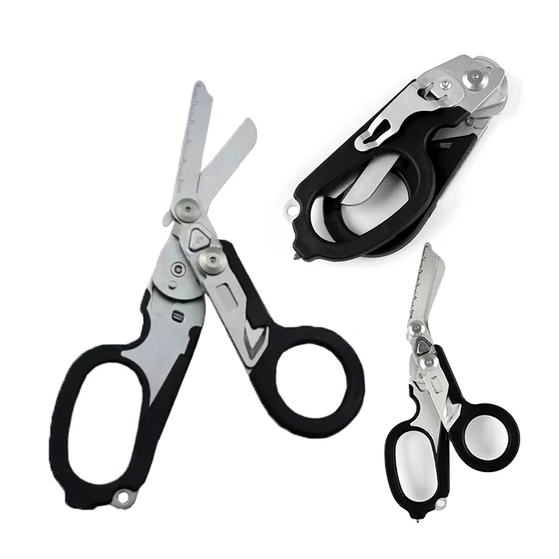 Multifunction Tactical Scissors Folding Scissors Outdoor Survival Tool