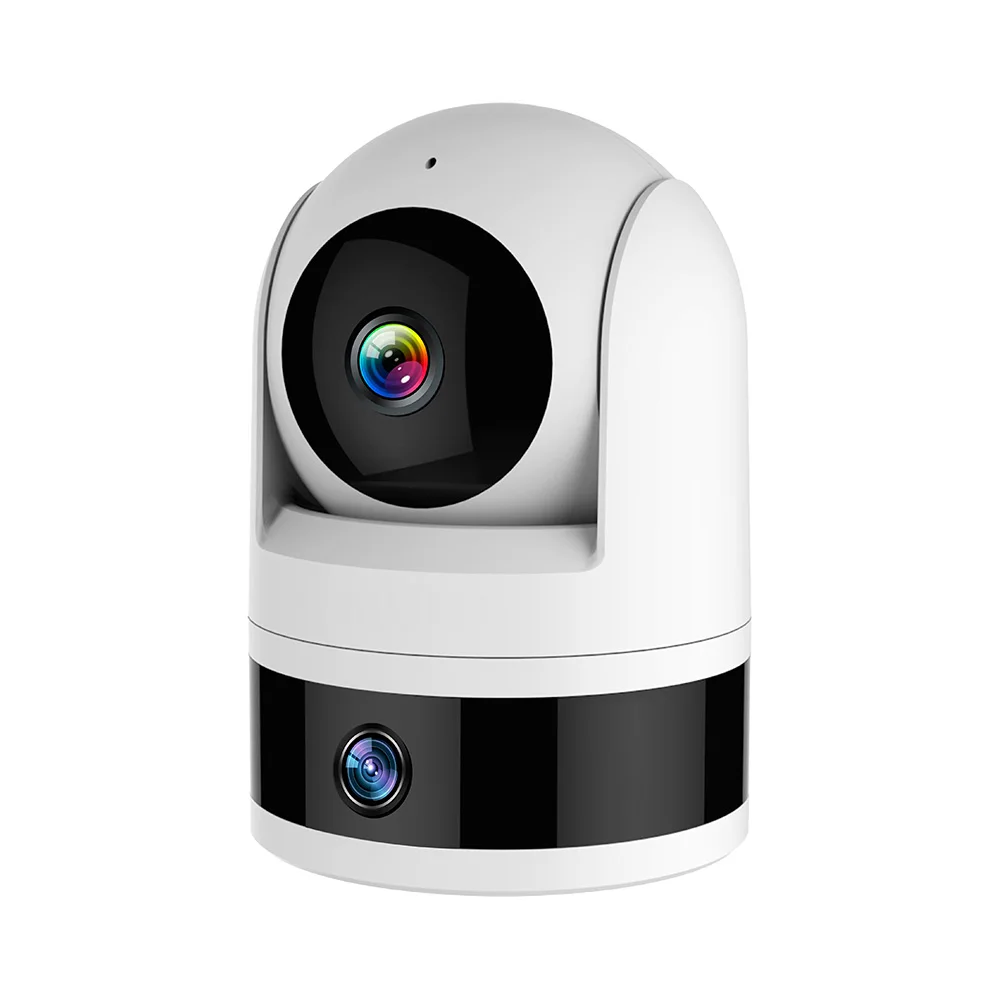 FUERS Dual Lens Tuya Smart Telecamera di sicurezza 3K 6MP Pet Dog Camera Baby Monitor AI Auto Detec Indoor Wireless WiFi IP Mini telecamera