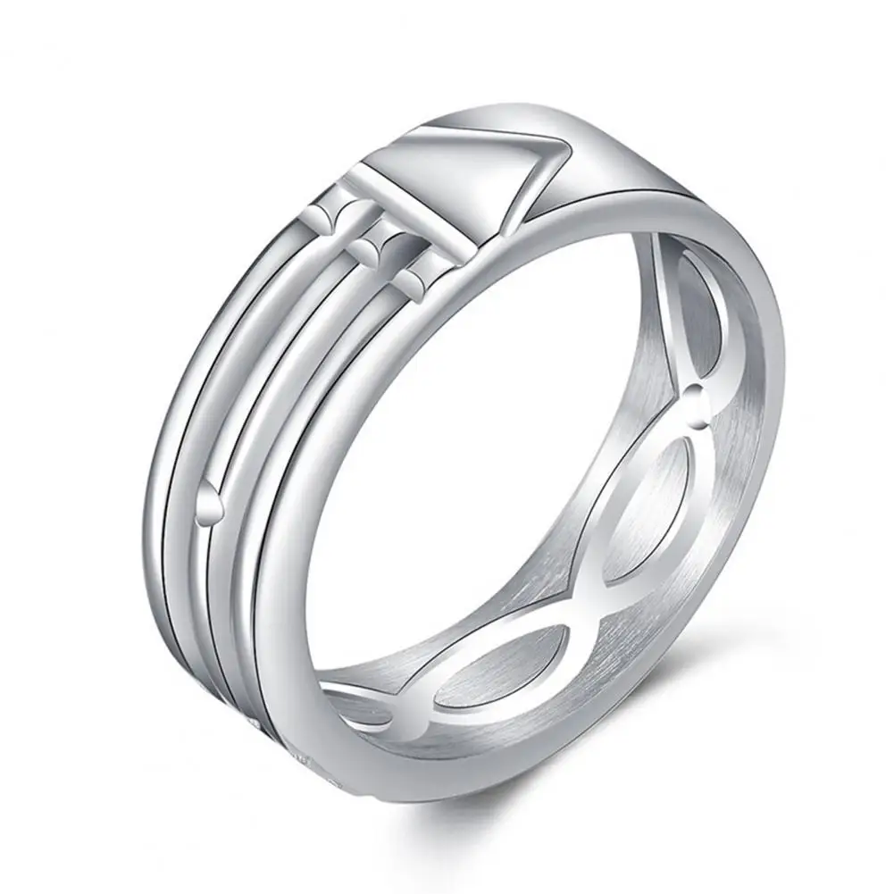 Men Ring Simple Gift Male Engagement Wedding Ring Fashion Jewelry for Banquet Rings for Men Jewelry Men's Ring 6