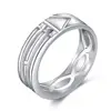 Men Ring Simple Gift Male Engagement Wedding Ring Fashion Jewelry for Banquet Rings for Men Jewelry Men's Ring 6