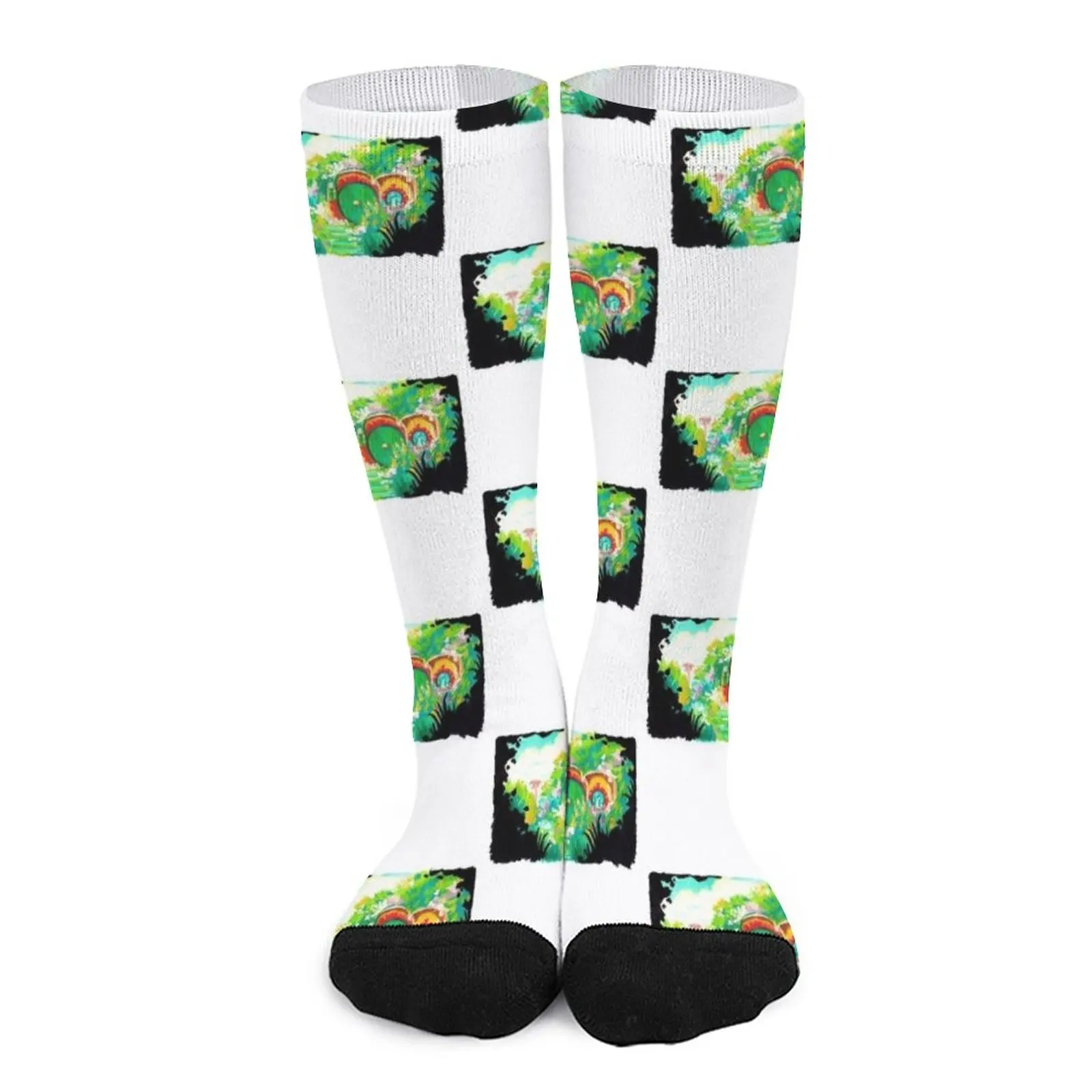 Welcome to Bag End Socks heated socks golf Ankle socks woman funny sock welcome to braggsville