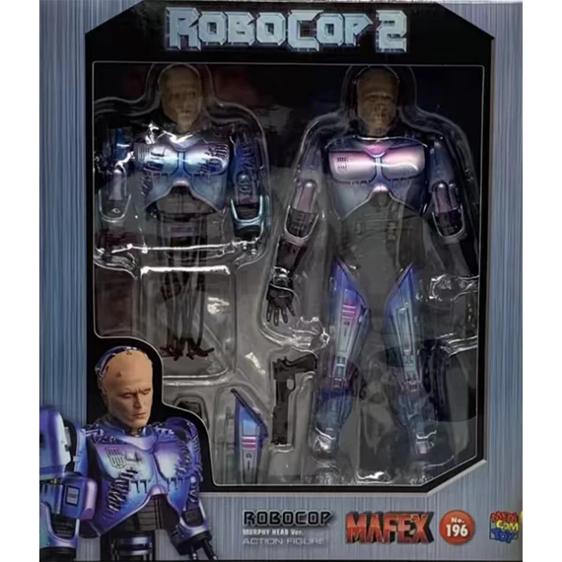 100% oryginalny MAFEX 196 ROBOCOP 2 MURPHY HEAD Ver w