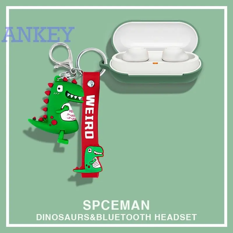 Cover Per Sony Wf-C700N Wf-C500 Custodia Con Ciondolo Wireless C700N C500 Bluetooth Earbuds Box Custodia Per Auricolari Con Figura