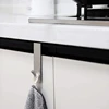 Stainless Steel Over Glass Door Shower Door Back Shower Towel Rack S-Shape Bathroom Bathrobe Hanger Holder Hooks 3