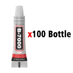 Universal Precision Adhesive for Mobile Devices, Jewelry, and Glass Repair (3ml & 5ml) (B7 100 Bottle)