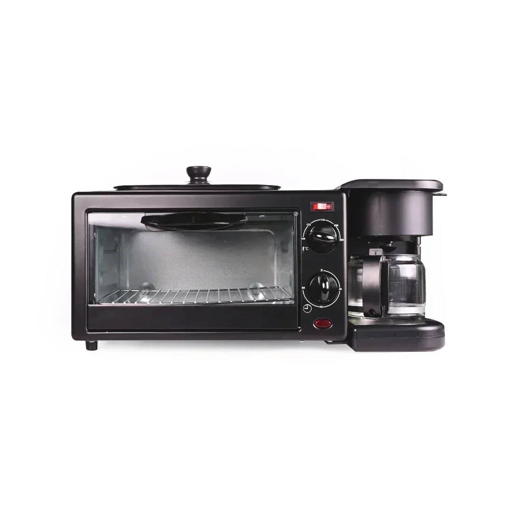 Hot Sale 3 in 1 Multifunctional Breakfast Station Toast Oven Coffee Maker Griddle Pan Breakfast Maker for Home 4