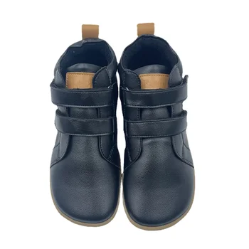 TipsieToes Top Brand Barefoot Leather Baby Toddler Girl Boy Kids Shoe For Fashion Spring Autumn Winter Ankle Boots Wider Toe Box