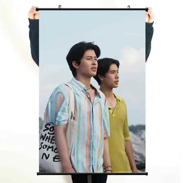 PondPhuwin HD Poster Scroll Painting Thai TV Fish Upon The