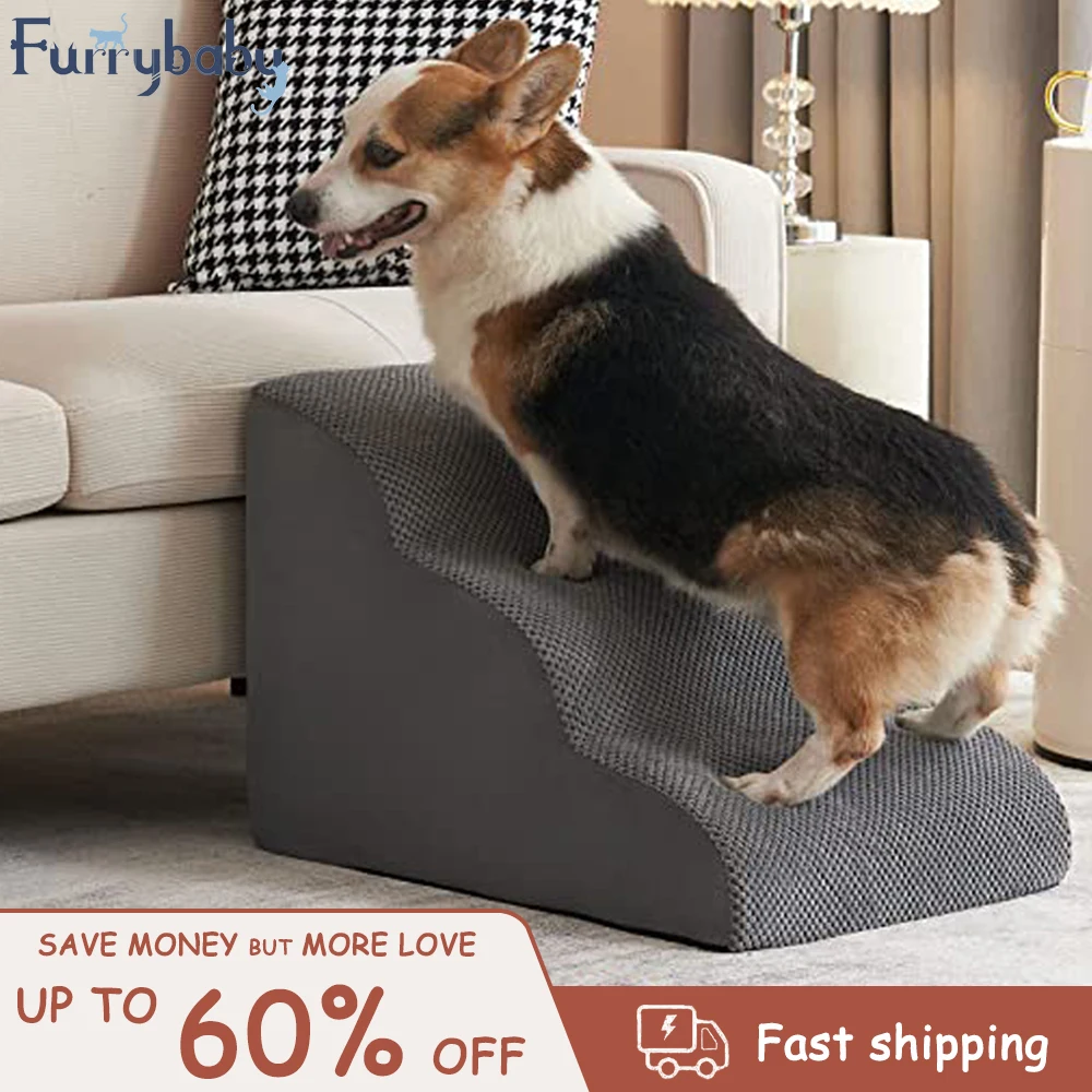 

Removable Dogs Beds Anti-slip Ramp Ladder Pet 3 Steps Stairs For Small Dog Cat Dog House Pets Ramp Ladder Stairs Pet Supplies