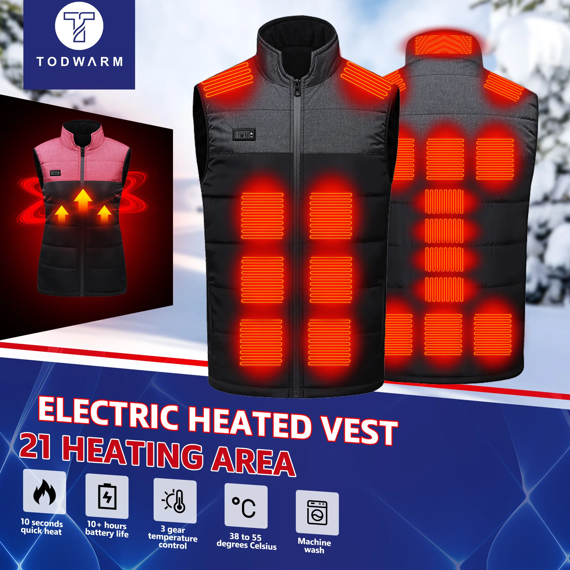 Heating Vest Electric For Women Winter