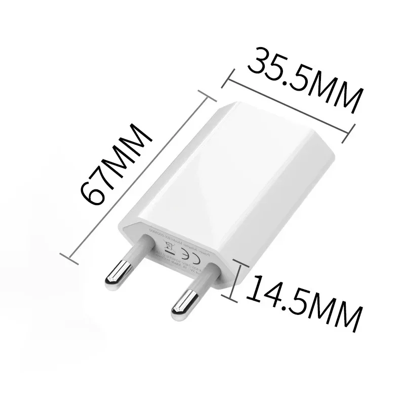 Charger Adapter Battery Charger Battery Charger Adapter Power Supply Adapter 50Pcs 5V 1A USB Travel Wall Charger Adapter Charging For Samsung s6 s7 note 2 4 htc lg iphone Huawei Android phone EU plug