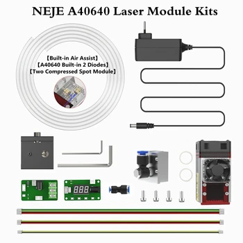 NEJE A40640/A40630/N40630 450nm Laser Module Kits for 80W Laser Engraver Stainless Steel Engraving Wood Cutting Tools