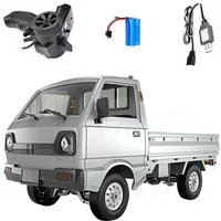 WPL D12 Remote Control 1:10 / 1:16 RC CAR Simulation Drift Climbing Truck LED Light Haul Cargo Electric Toys For Children Gifts 1