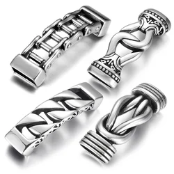 Stainless Steel Punk Viking Connector Cross Hole 12*6mm for DIY Charms Bracelet Findings Jewelry Making Parts Supplies