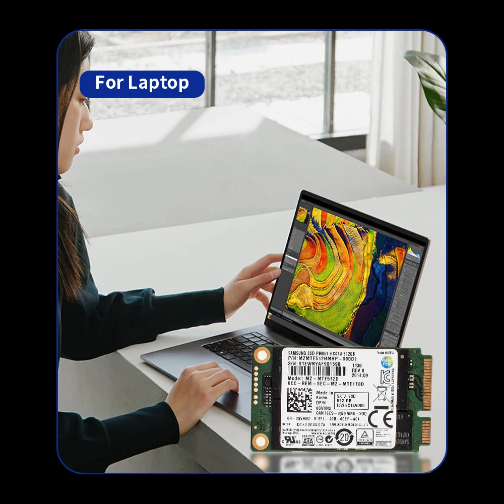 Samsung PM851 mSATA 128GB 256GB 512GB Internal SSD