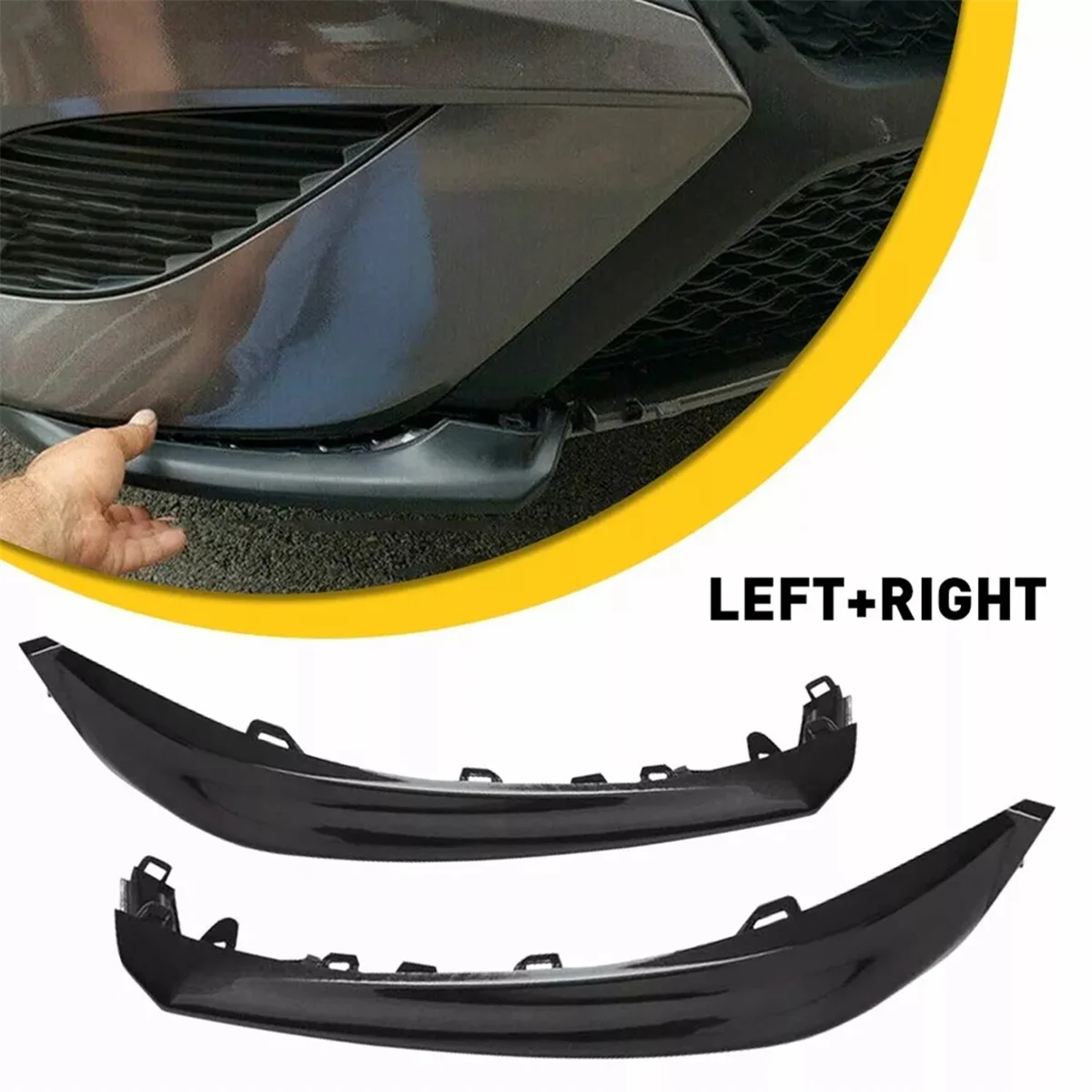Right Front Bumper Lower Trim Strip Grille Molding Cover 53123-06040 for Toyota Camry SE XSE EAH-53123-06060