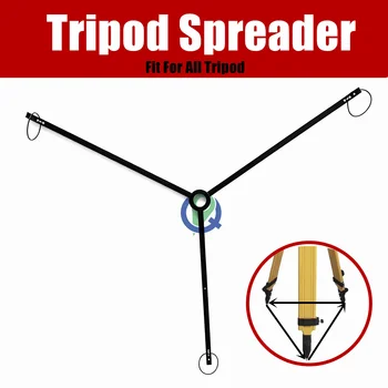 Kit di livellamento per treppiede con stabilizzatore statico, pieghevole e leggero, con guida a pavimento