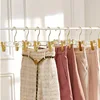 5/10pcs Transparent Acrylic Hanger Organizer Clothes Hanger Suit Pants Anti Slip Drying Rack Suitable for Adults Children 4