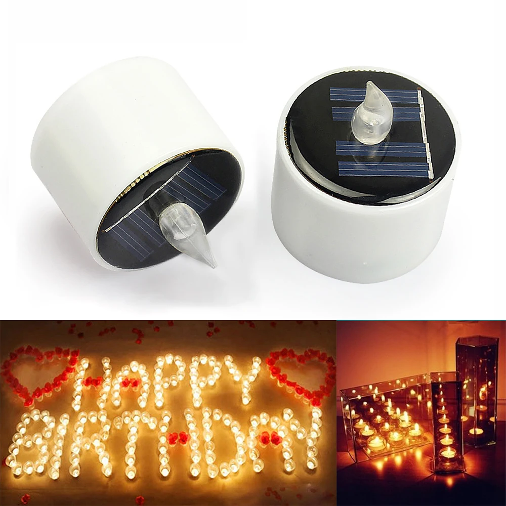 Outdoor Solar Energy Candle Light Solar Power LED Candles Festival Light Flameless Electronic Solar LED Lights Lamp Warm White new din rail 3 phase 4 wire electronic watt power consumption energy meter kwh 100a 380v ac 50hz lcd backlight display wattmeter