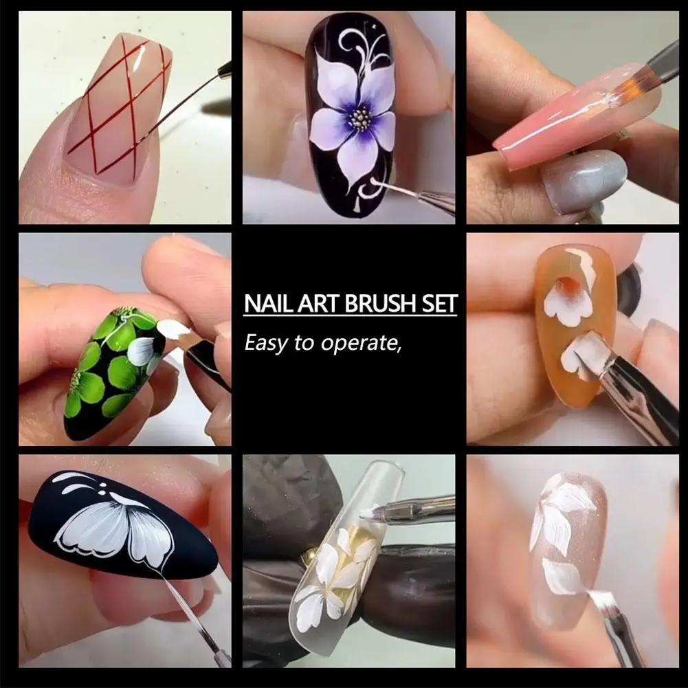 Deluxe Nail Art Brush Set for Precision Detailing and Creative Designs
