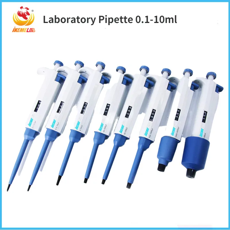 Laboratory Pipette 0.1-10ml Pipeta Single Channel Manual Adjustable Digital Micropipette Lab Equipment Pipettes adjustable pipette plastic pipette glass pipette