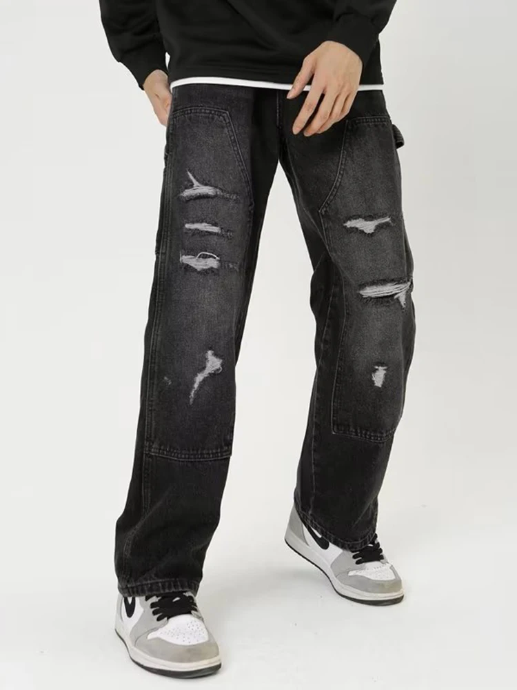 Рисунок 5 - Джинсы мужские рваные однотонные в стиле ретро