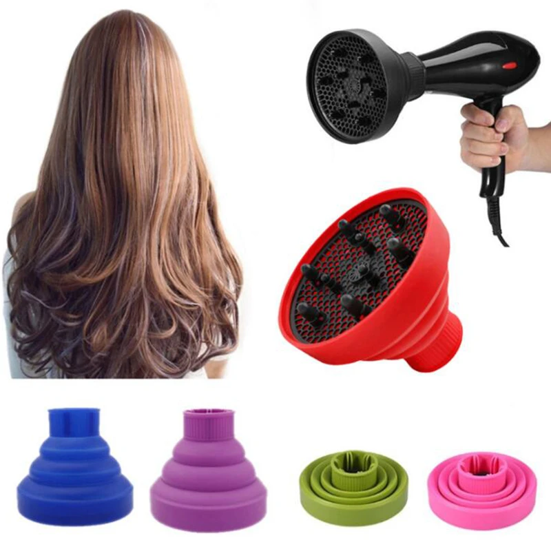Hair Dryer Diffuser Blower Styling Hairdressing Universal Foldable Hair  Curl New Styling Tool Salon Supply Solid Color Fashion| | - AliExpress