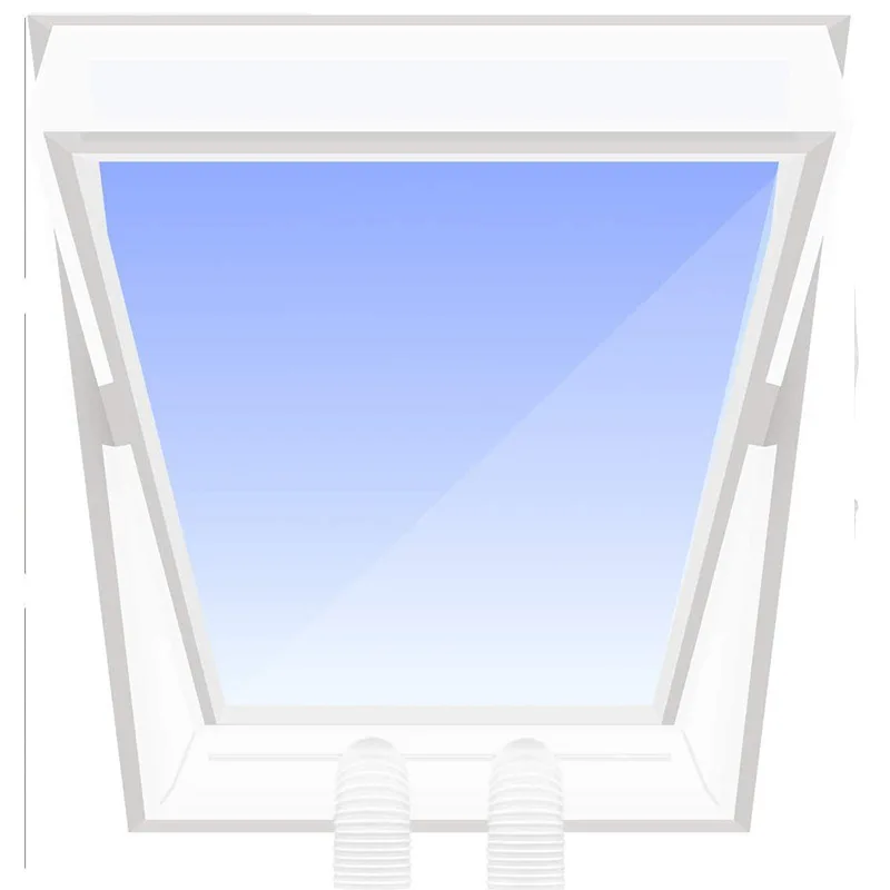 New Double Tube Roof Window Seal Kit Mobile Air Conditioner Double holes/Opening Seal Window Windshield 6