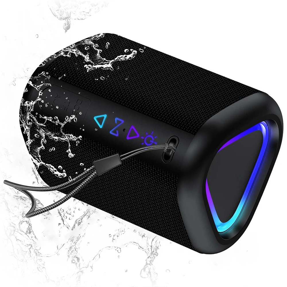 Bluetooth Speaker,Portable Wireless Speaker,Louder Volume,Stereo Sound,24H Playtime, Bluetooth 5.4,Built-in Mic,for Home,Outdoor 1
