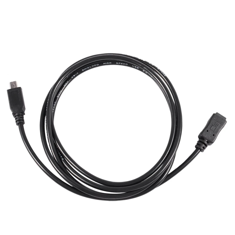 

3X 1.5M Mini USB B 5Pin Male To Female Extension Cable Cord Adapter Black