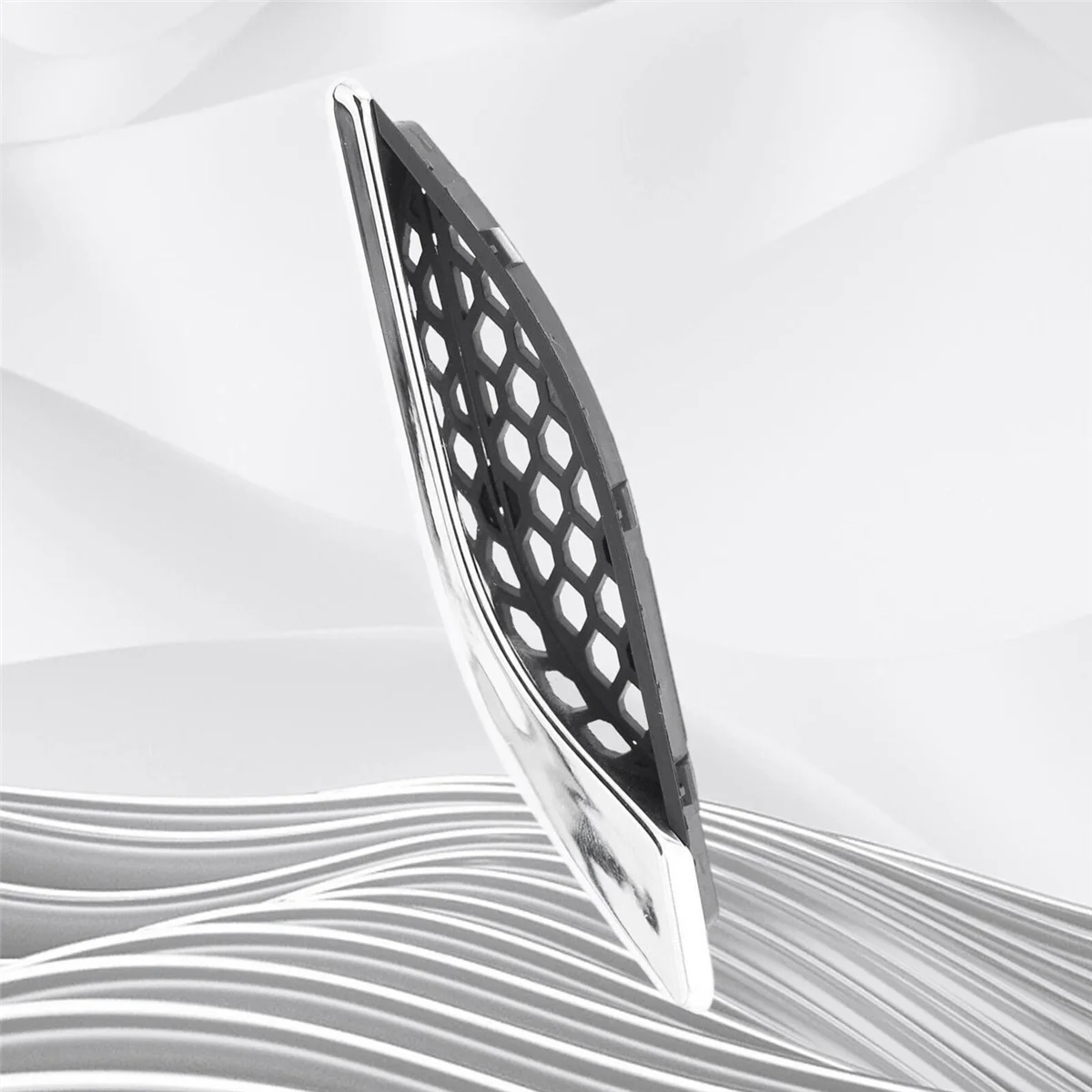 1Pair Exhaust Vents Wing Chrome Strip 670029940 670029939 for 2014- Car Air Outlet Trim Cover