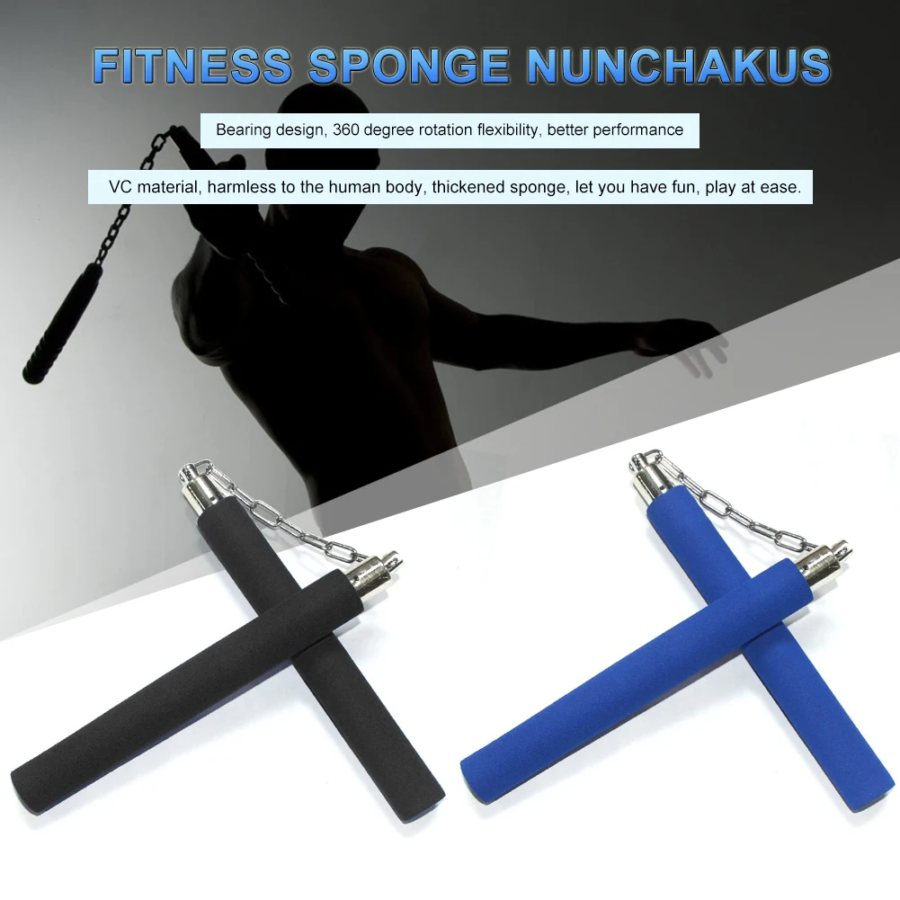 Fitness Nunchaku Martial Arts Sponge Kung Fu Practice Stick Chinese Equipment for Working-out Comfortable Decoration