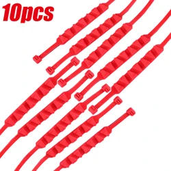 Anti-Slip Reusable Snow Chains for Winter Outdoor Safety (10pcs red)