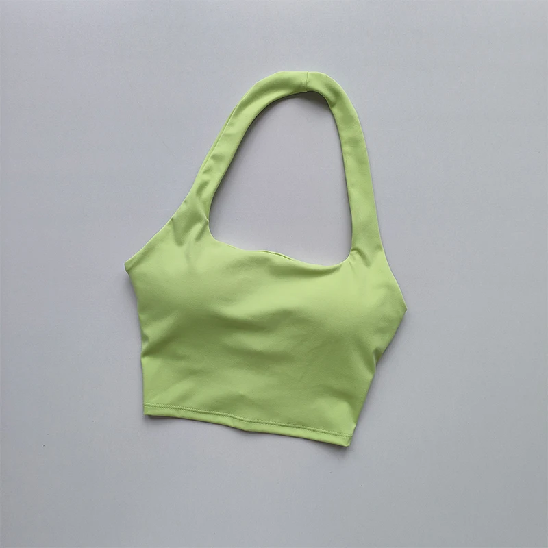 Summer New Sexy Hanging Neck with Chest Pads, Beautiful Back Sports Bra, Women’s Light Luxury Fashion, Unique Pleated Sports Bra Best Sellers In Women's Clothing Summer New Sexy Hanging Neck with Chest Pads, Beautiful Back Sports Bra, Women’s Light Luxury Fashion, Unique Pleated Sports Bra Best Sellers In Women's Clothing