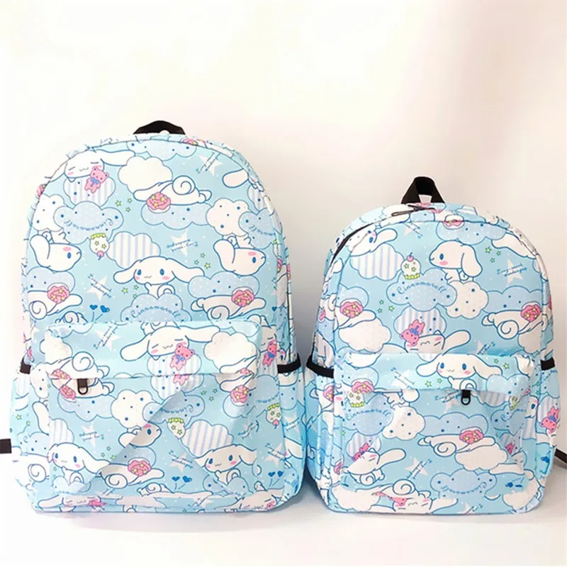 

Kawaii Sanrio Hello Kitty Backpacks Kuromi Cinnamoroll Animes Laptop Backpacks Cute Travel Rucksack Capacity Student Schoolbag