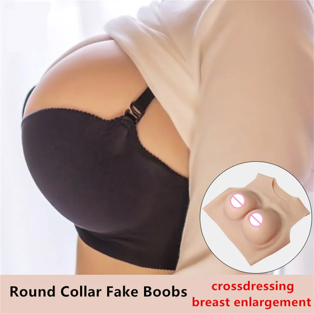 Sexy Toys Fake Chest Silicone Breasts Aritificial Tits B/C/D/E/F Cup Boobs Crossdresser Female Breast Simulation Forms Sexshop