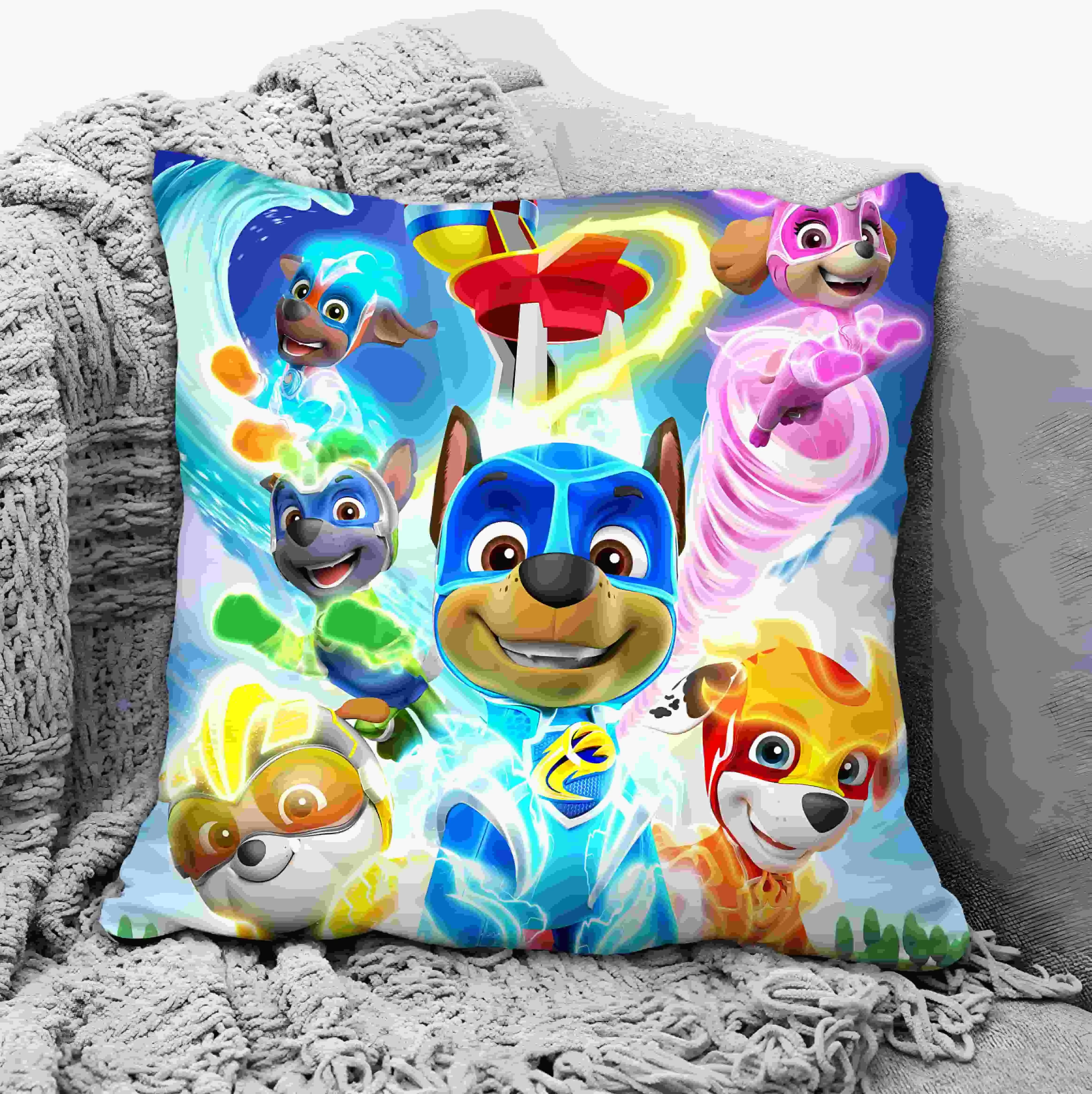 Cartoon Square Pillow Awaii Anime Soft Waist Sofa Cushion Printing Throw Pillow Throw Bedroom Pillows Cute dog