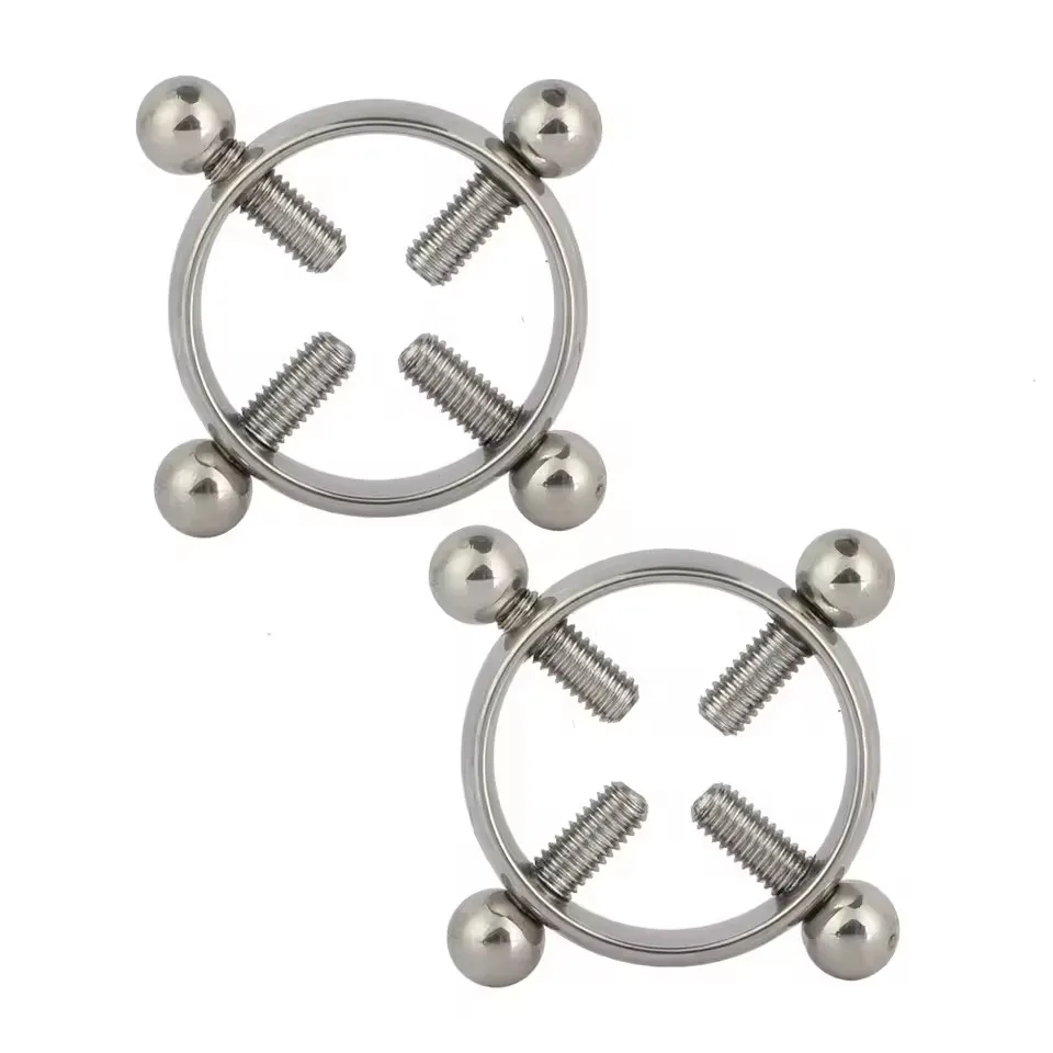 Nipple Clamp Ring Erotic Accessorie Nipple Clamps Sex Toys For Women Stainless Steel Breast Stimulator Shield Body Piercing Shop