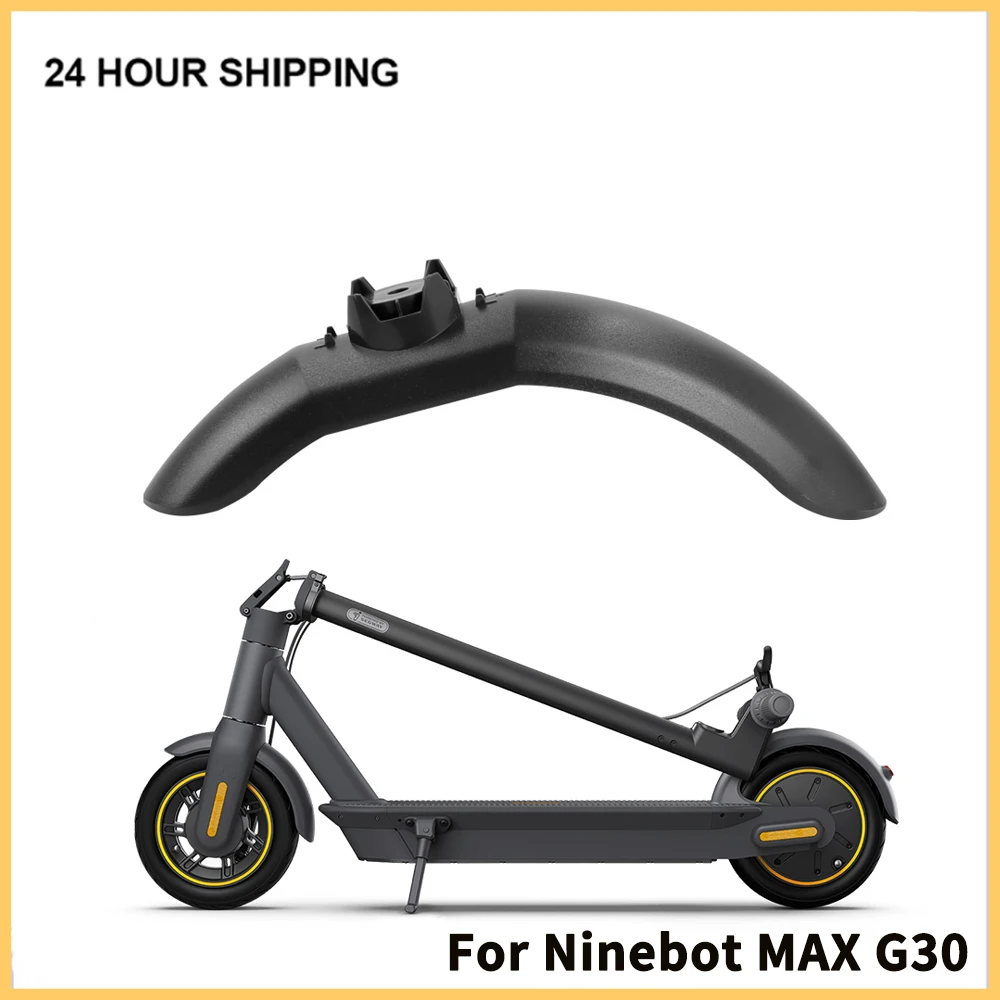 Front Mudguard Fender Replacement Guard For Ninebot Max G30 Electric Scooter Skateboard Front Fender Accessorices Black