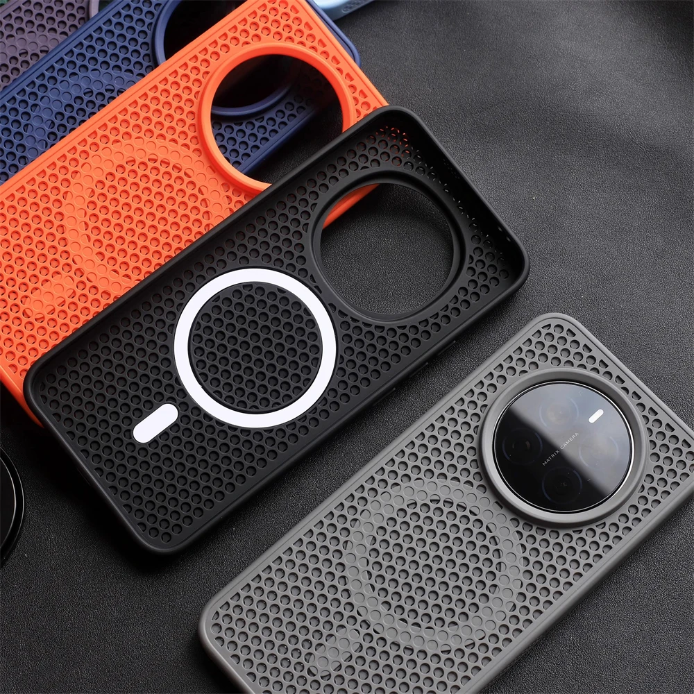 3D Stereo Magnetic Cooling Shockproof Matte Case with Heat Dissipation